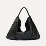 GALIA - Oversized tote bag with woven handle and removable tassel charm