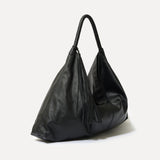 GALIA - Oversized tote bag with woven handle and removable tassel charm