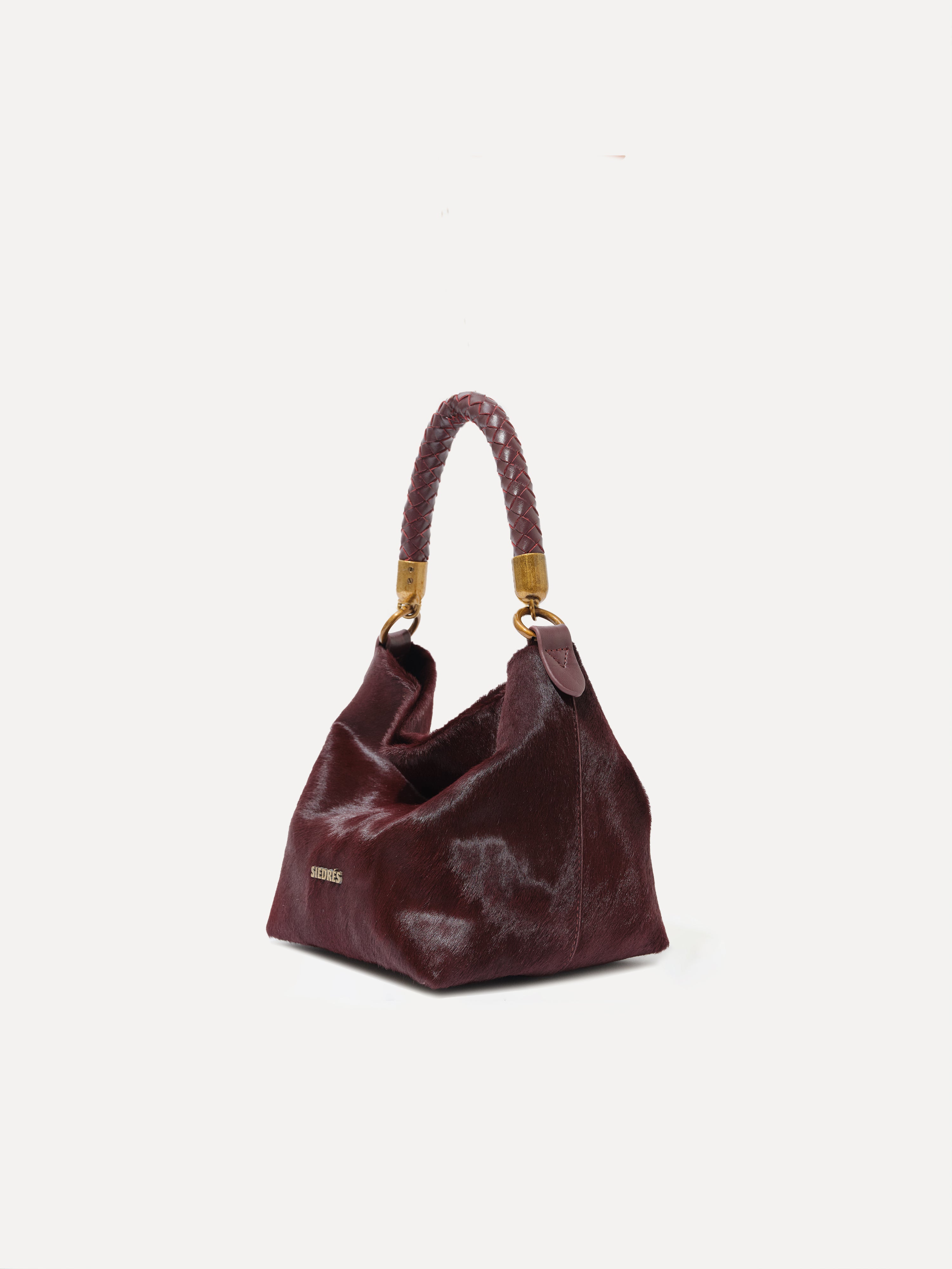 MINI SIERRA - Mini handbag with woven top handle