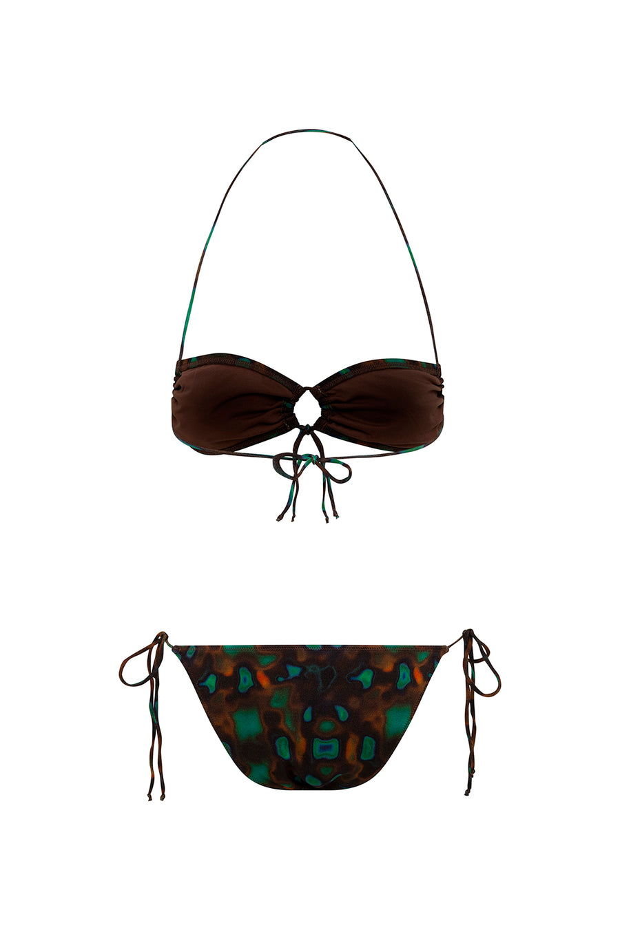 ALIV - Glare printed bikini top